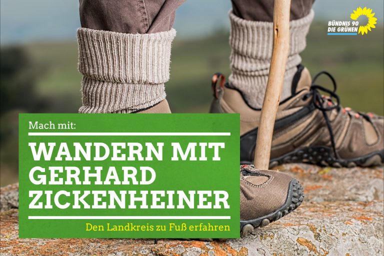1. Wanderung mit unserem Bundestagskandidaten Gerhard Zickenheiner