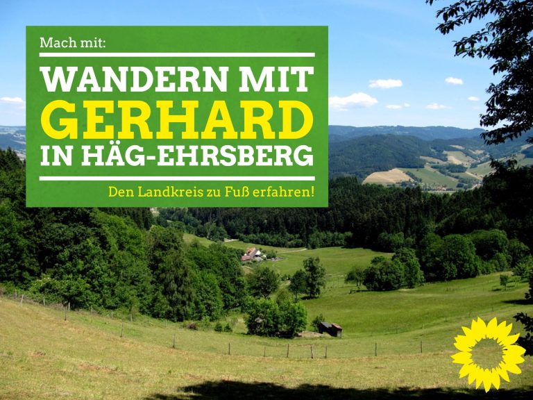 2. Wanderung mit unserem Bundestagskandidaten Gerhard Zickenheiner