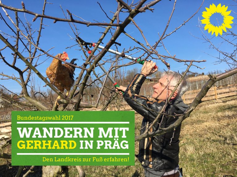 Wandern mit Gerhard Zickenheiner in Präg – Besuch des Biohofes Mühl