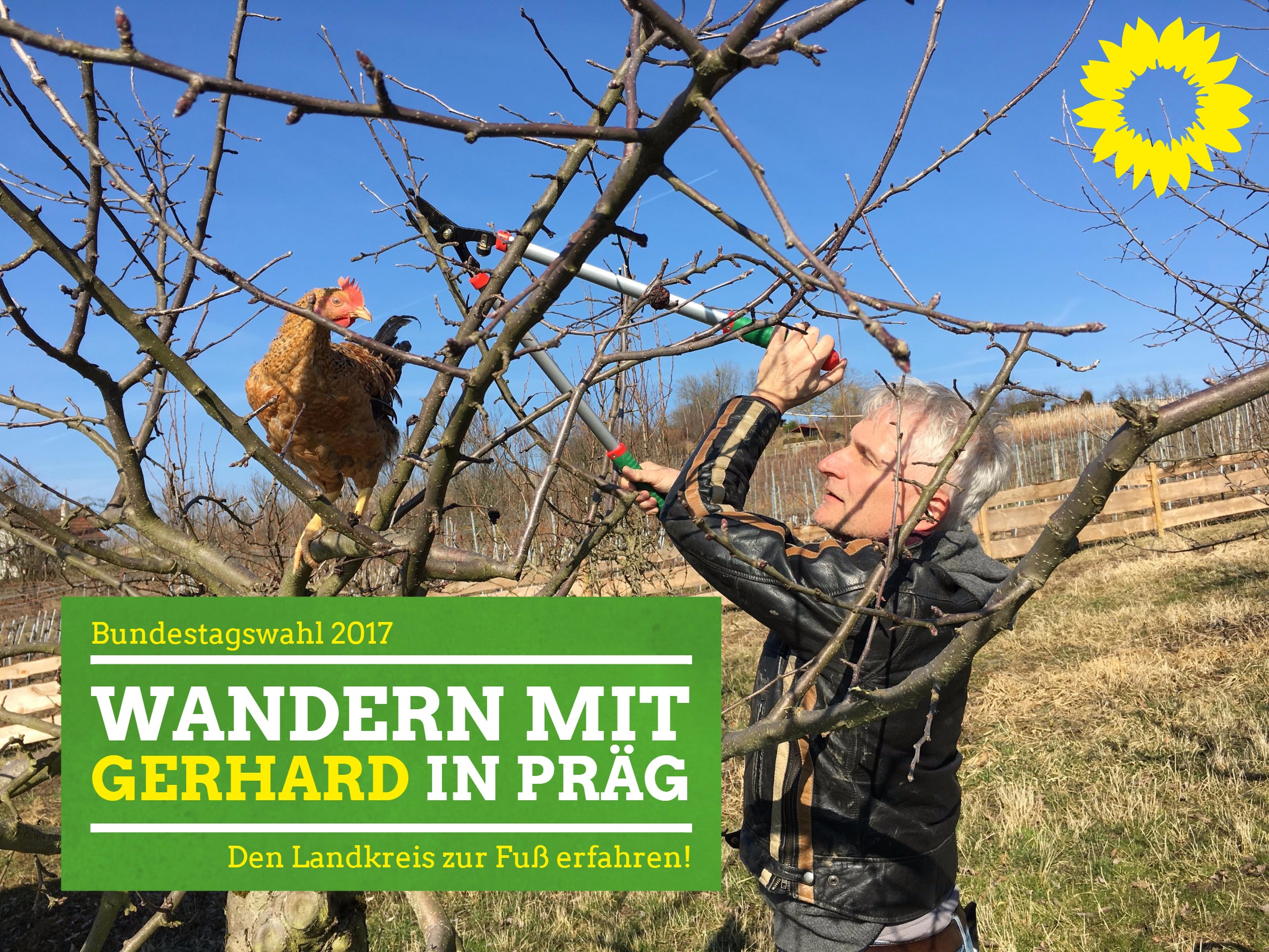 Wandern mit Gerhard Zickenheiner in Präg – Besuch des Biohofes Mühl