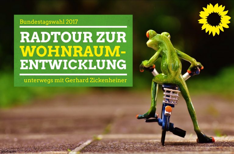 Fahrradtour zur Wohnraumentwicklung mit unserem Bundestagskandidaten