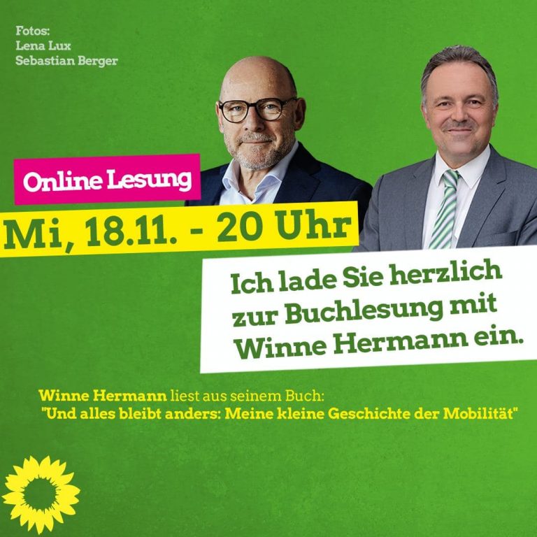 ONLINE-LESUNG mit Winne Hermann!